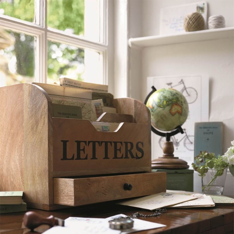 Homebase Office Furniture | Wood Letter Holder