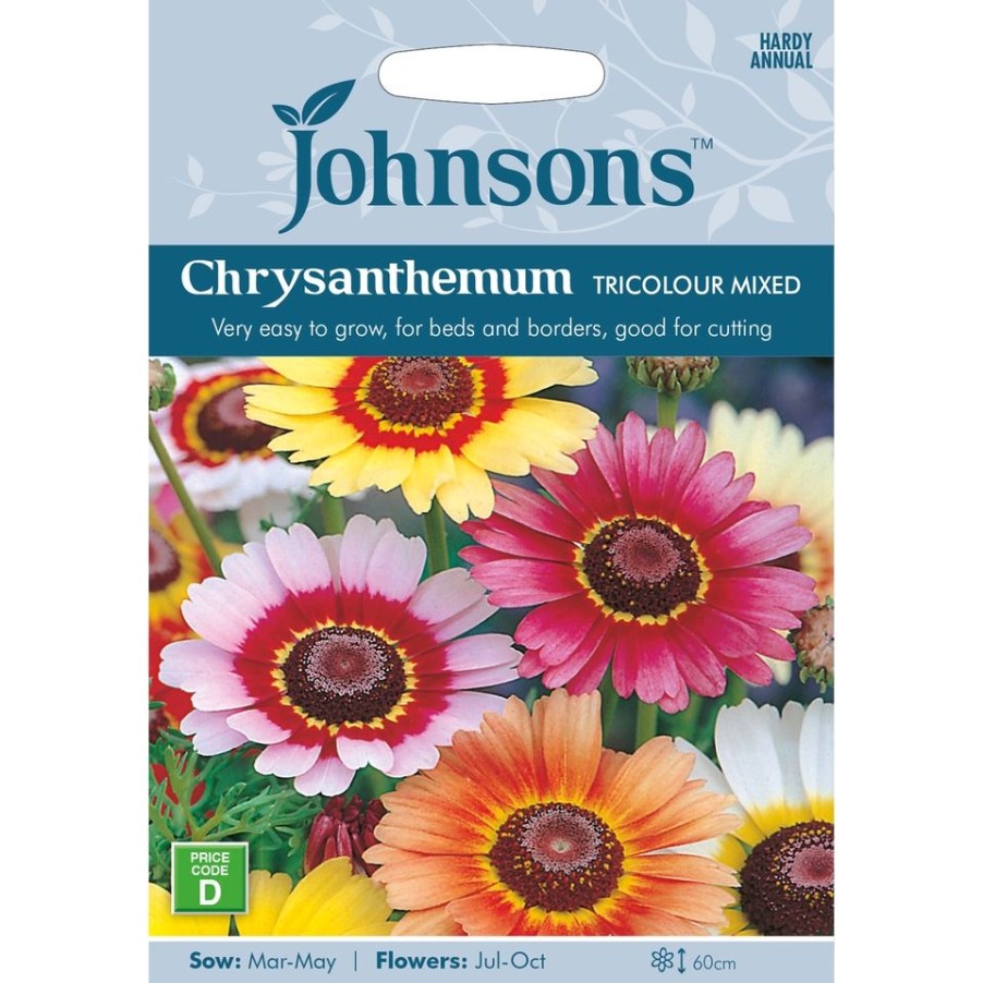 Homebase Seeds | Chrysanthemum Tricolour Mixed Seeds