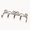 Homebase Hallway Furniture | Decorative Metal 4 Key Coat Hook