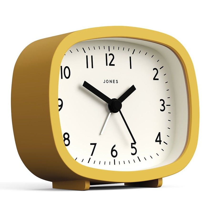 Homebase Clocks | Jones Cine Alarm Clock - Ochre