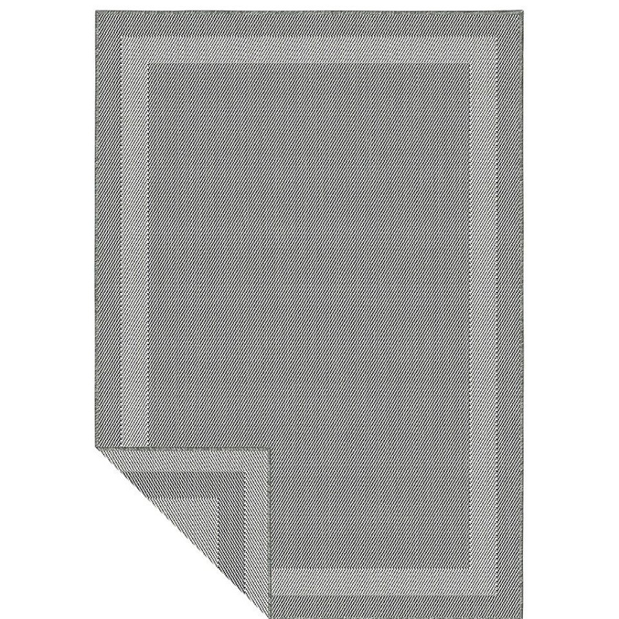 Homebase Rugs | Duo Weave Indoor/Outdoor Rug - Silver - 120X170Cm