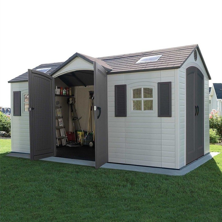 Homebase Garden Sheds | Lifetime 15 X 8Ft Outdoor Storage Shed - Installation Included