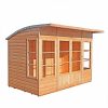 Homebase Garden Buildings | Shire 10 X 6Ft Orchid Double Door Summerhouse - Including Installation