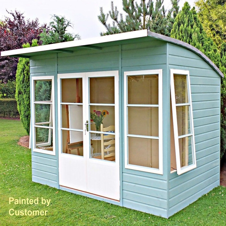 Homebase Garden Buildings | Shire 10 X 6Ft Orchid Double Door Summerhouse - Including Installation