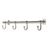 Homebase Hallway Furniture | 4 Hook Satin Nickel Hanger