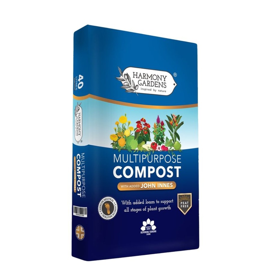 Homebase Compost | Harmony Gardens Multi-Purpose Compost With Added John Innes - 40L