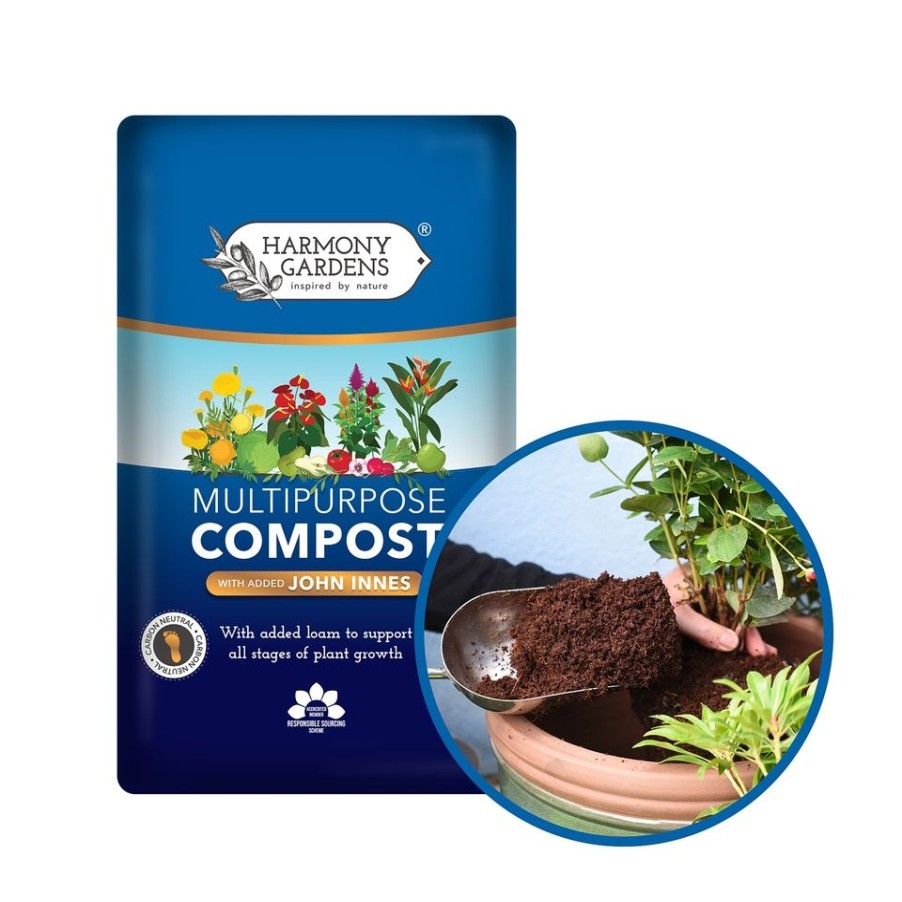 Homebase Compost | Harmony Gardens Multi-Purpose Compost With Added John Innes - 40L