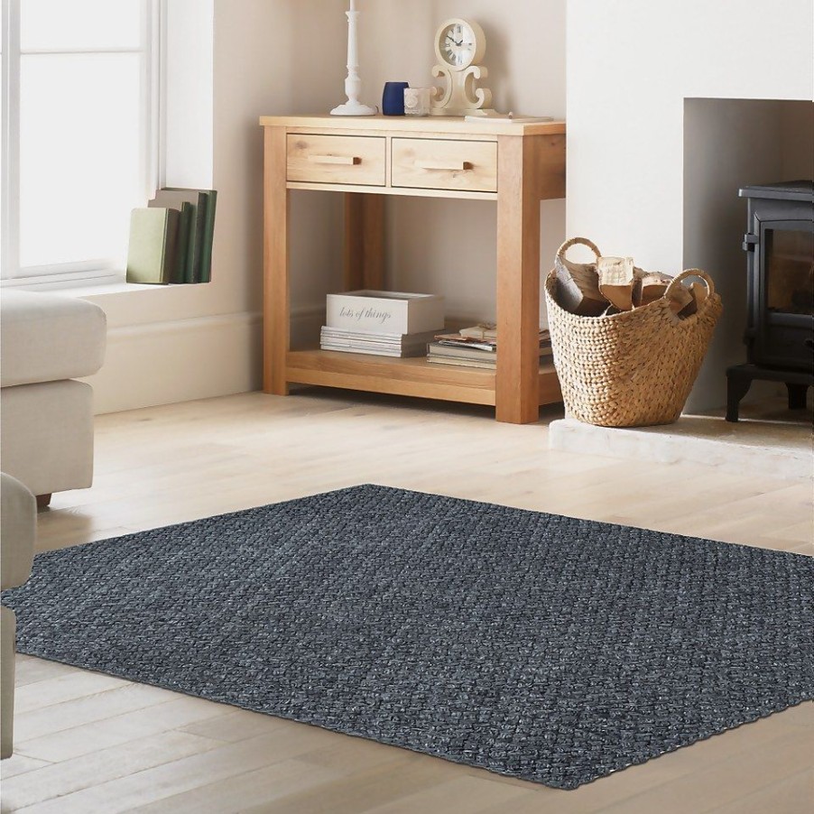 Homebase Rugs | New Dawn Nila Rug - Charcoal - 160X230Cm