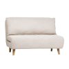 Homebase Sofas And Sofa Beds | Arla Woven Fabric Folding Sofa Bed - Natural