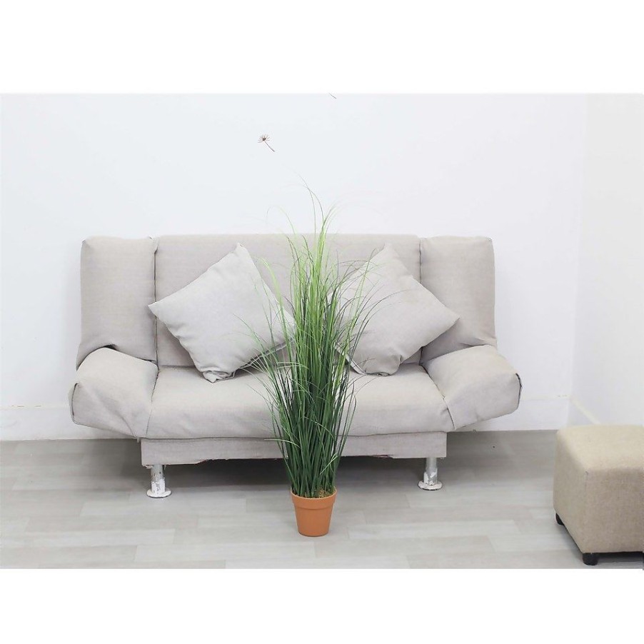 Homebase Artificial Plants | Artificial Grass In Terracotta Pot