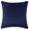 Homebase Cushions | Plain Velvet Cushion - Navy - 43X43Cm