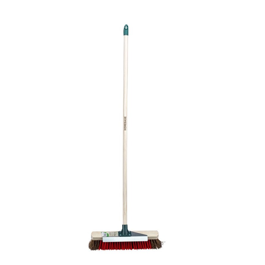 Homebase Garden Hand Tools | Homebase Heavy Duty Utility Broom With Scraper