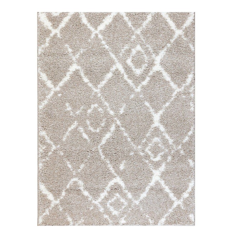 Homebase Rugs | Deluxe Berber Rug - Latte - 160X230Cm