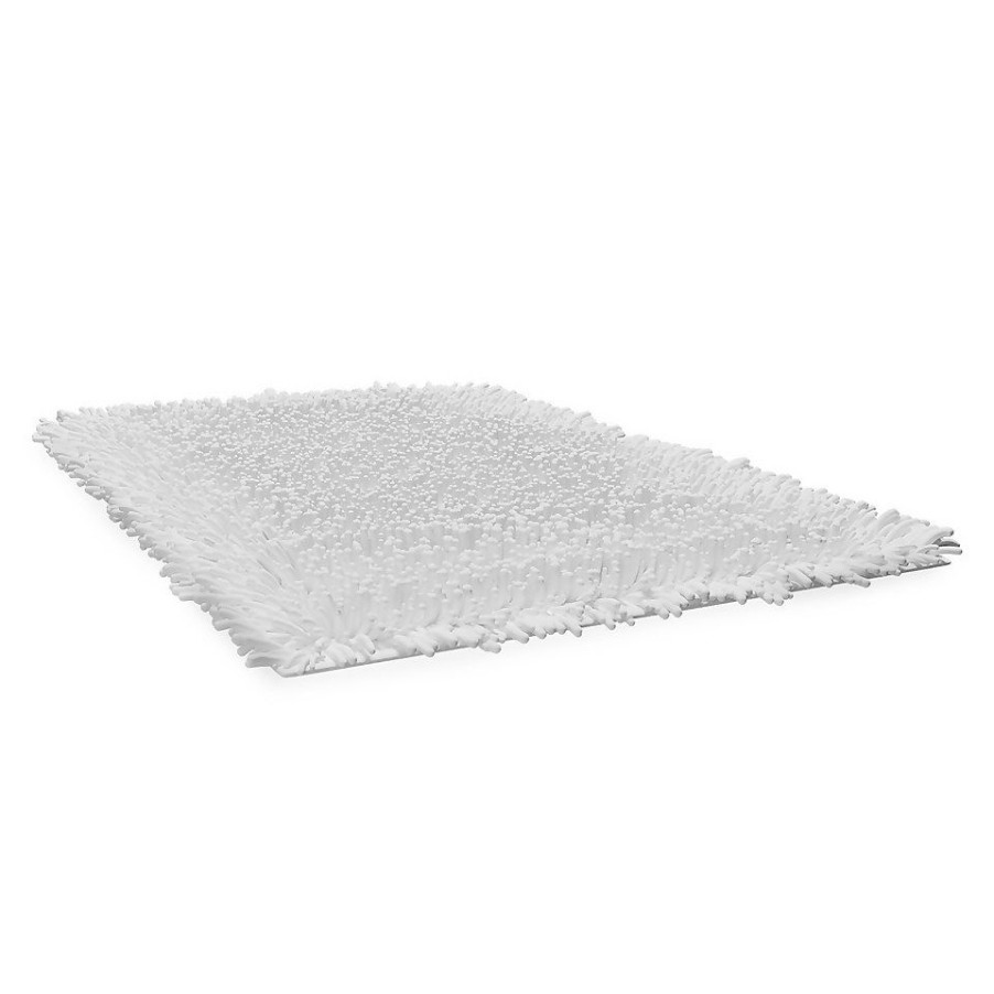 Homebase Bath Towels & Mats | Chenille Bath Mat 80X50Cm - White