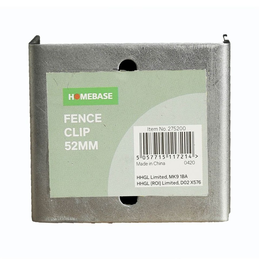 Homebase Garden Fencing | Fence Clip - 52Mm