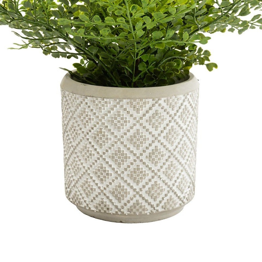 Homebase Artificial Plants | Boston Fern In Ceramic Pot