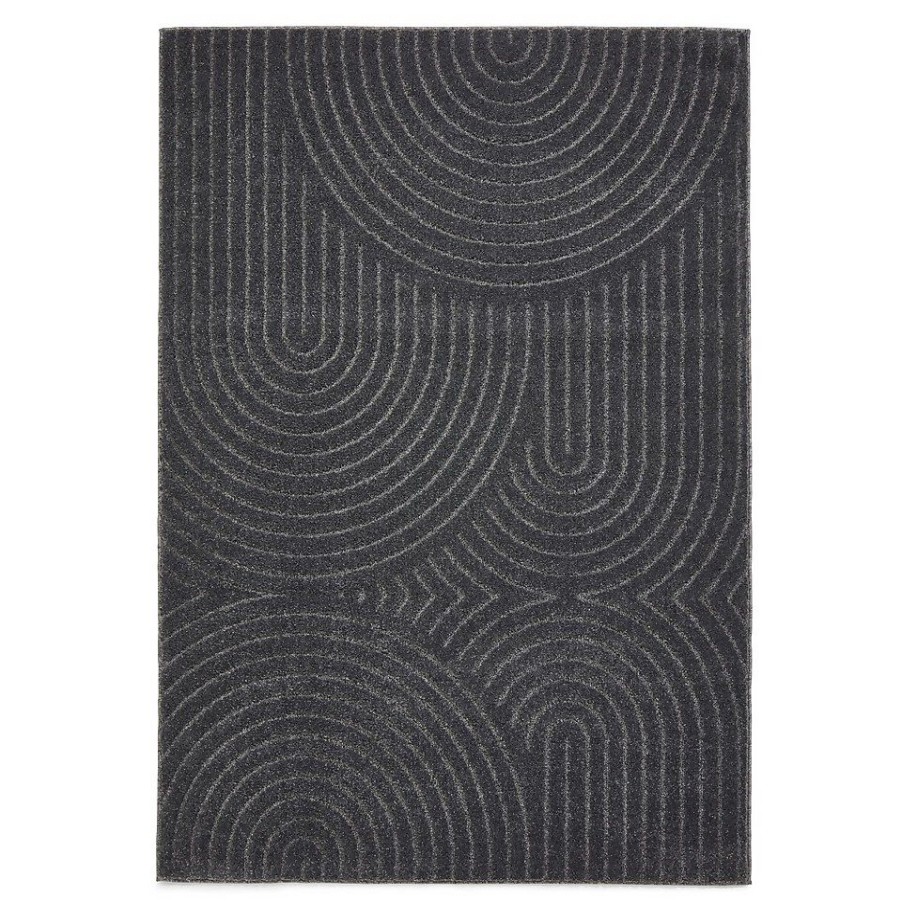 Homebase Rugs | Selene Cut Rug - Grey - 120X170Cm