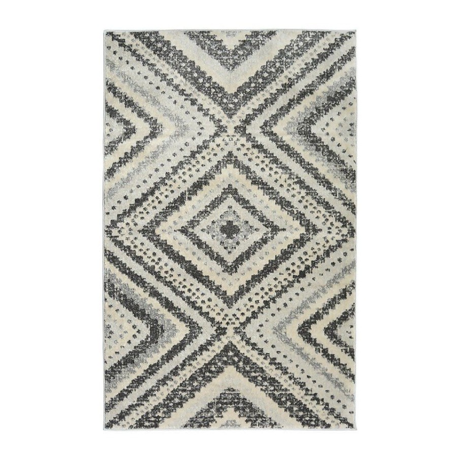 Homebase Rugs | Villa Tribal Rug - Grey - 120X170Cm