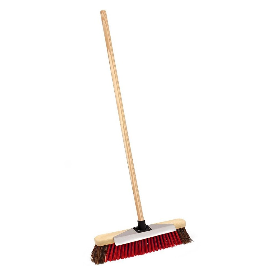 Homebase Garden Hand Tools | Charles Bentley Heavy Duty Utility Broom With Scraper