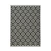 Homebase Rugs | Indoor Outdoor Geo Rug - Black - 120X170Cm