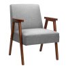 Homebase Chairs | Alex Mid Century Armchair - Grey