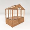 Homebase Greenhouses | Mercia Wooden Greenhouse - 4X6Ft