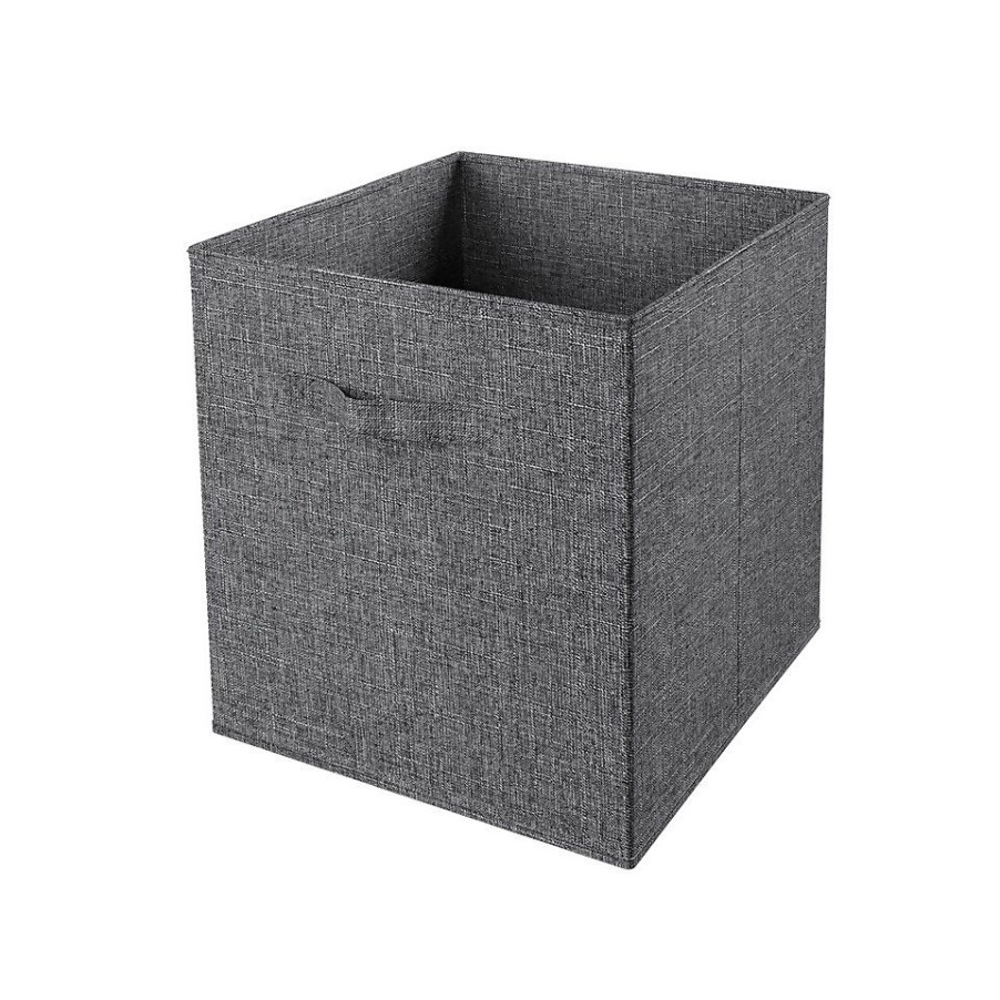 Homebase Cube Storage | Living Elements Compact Cube Premium Woven Insert - Silver