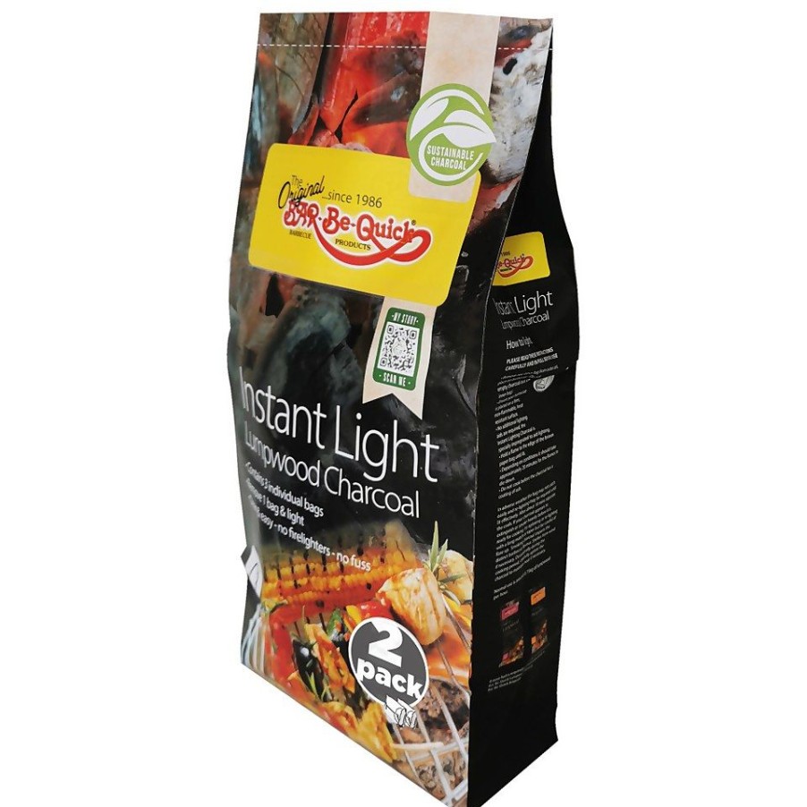 Homebase Bbq Fuel | Bar-Be-Quick Instant Light Charcoal - 2Pk