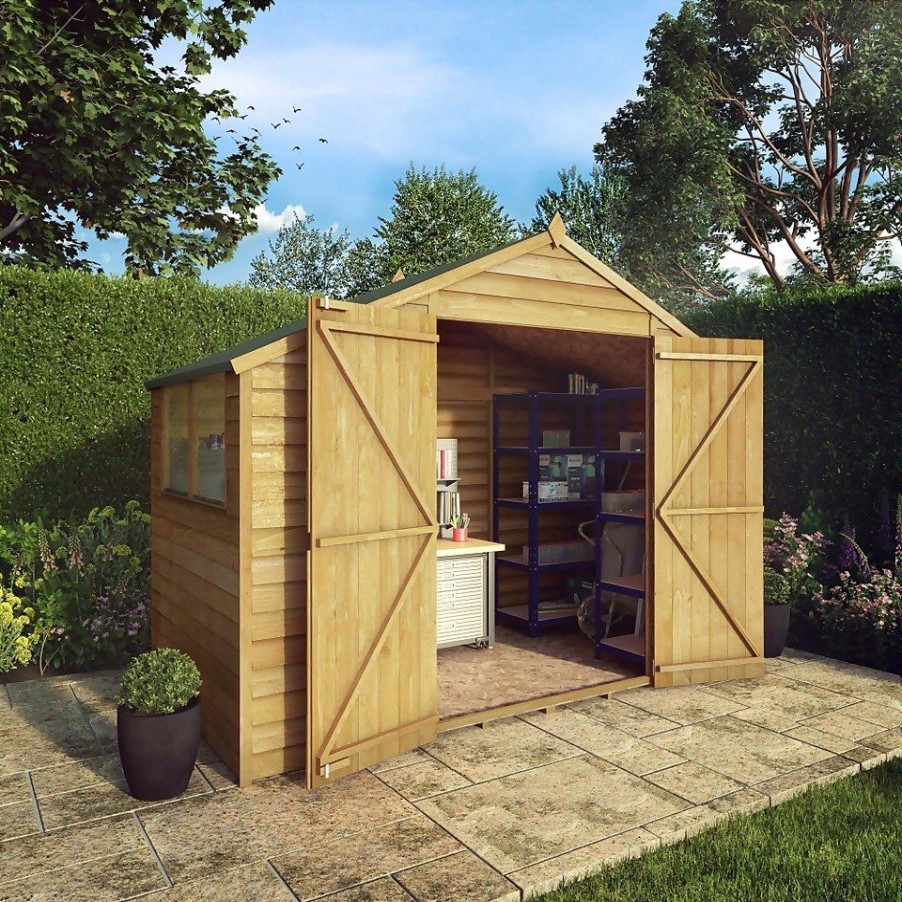 Homebase Garden Sheds | Mercia 5Ft X 10Ft Overlap Apex Shed