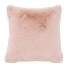 Homebase Cushions | Faux Fur Rabbit Cushion - 45X45Cm - Blush