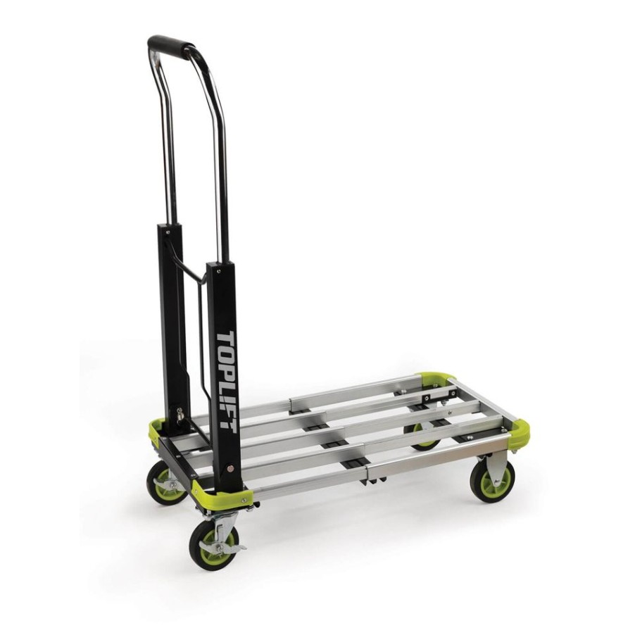 Homebase Garden Hand Tools | Toplift Aluminium Platform Trolley - 150Kg