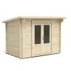 Homebase Log Cabins | Forest Harwood 3.0M X 2.0M Log Cabin 24Kg Felt No Underlay - Installation Included