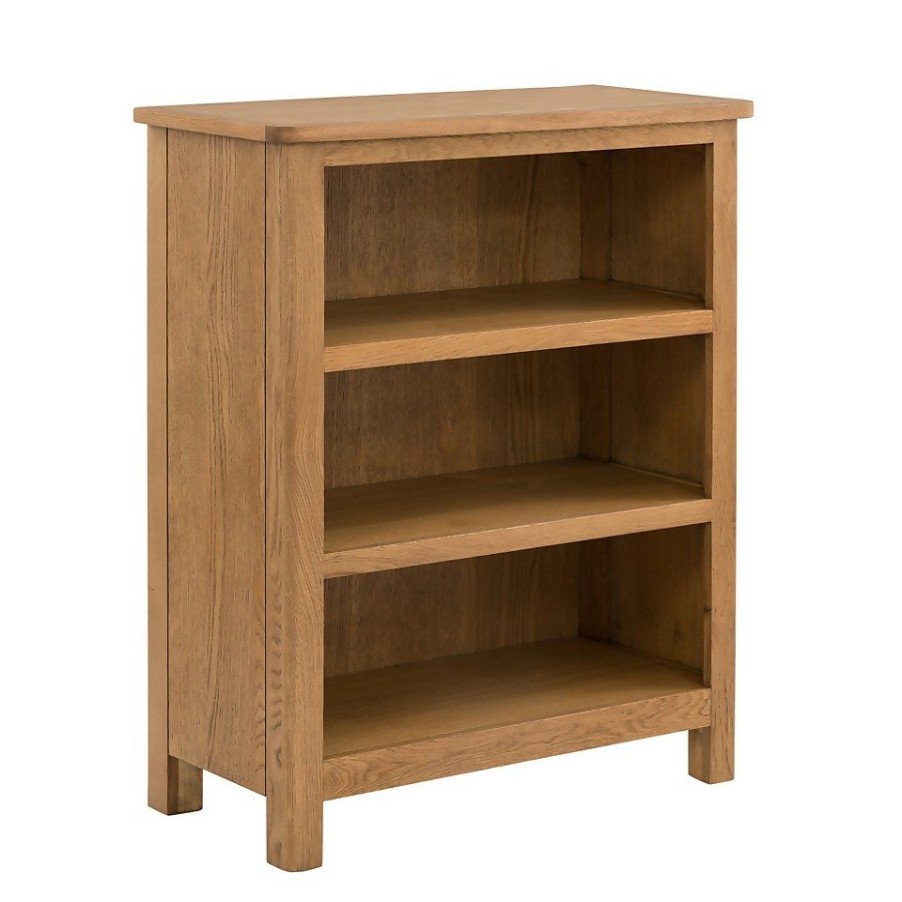 Homebase Office Furniture | Norbury Low Bookcase - Oak