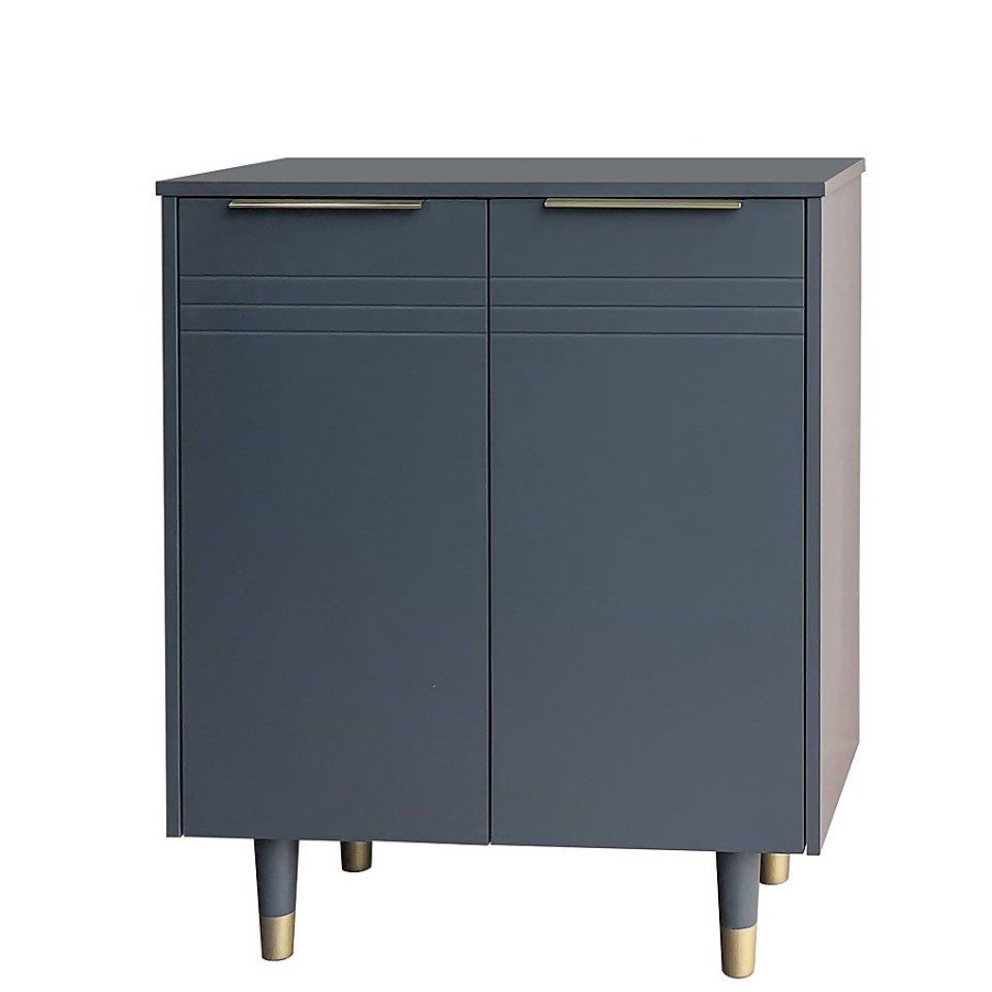 Homebase Hallway Furniture | Lewis Compact Hallway Cabinet - Grey