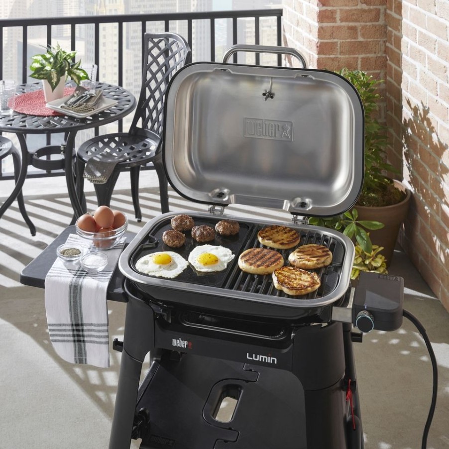 Homebase Bbq Accessories | Weber Lumin Compact Grill Griddle