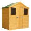 Homebase Garden Sheds | Mercia 4 X 6Ft Shiplap Apex Wooden Shed