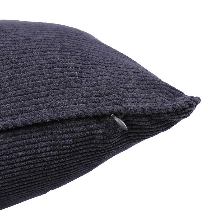 Homebase Storage & Home Deals | Corduroy Cushion - 43X43Cm - Charcoal