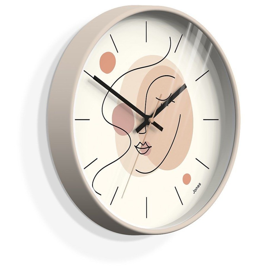 Homebase Clocks | Jones Aphrodite Clock - Nougat