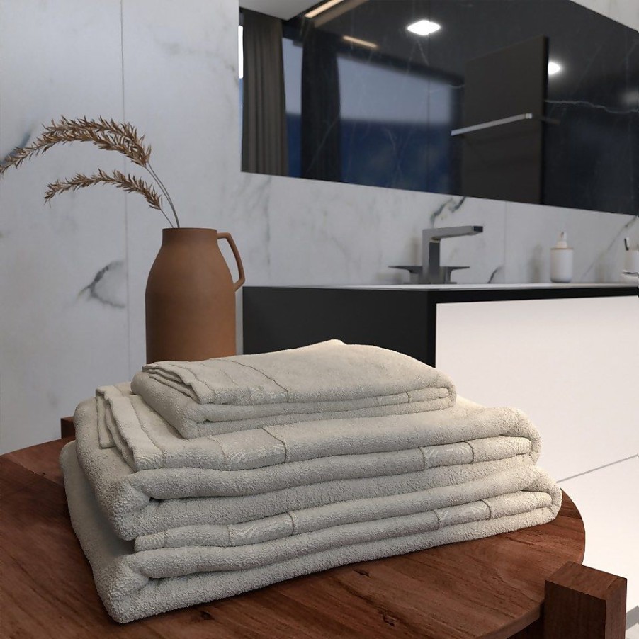 Homebase Bath Towels & Mats | Homebase Edit Bath Sheet - Stone - 90X150Cm