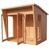 Homebase Garden Buildings | Shire 8 X 6Ft Highclere Double Door Summerhouse - Including Installation