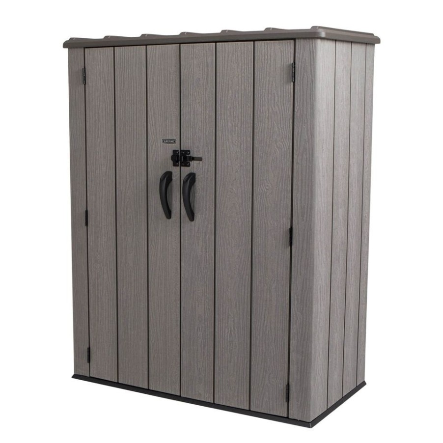 Homebase Garden Storage | Lifetime 1500L Rough Cut Vertical Storage Cabinet