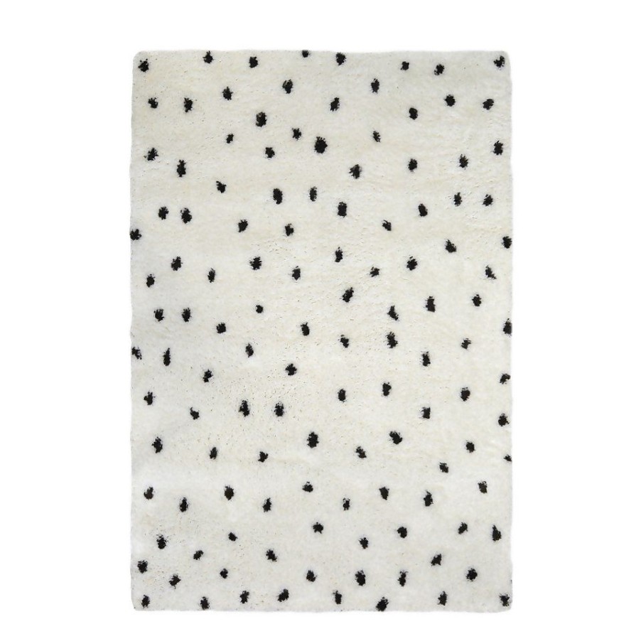 Homebase Rugs | Snug Spotty Rug - Monochrome - 120X170Cm