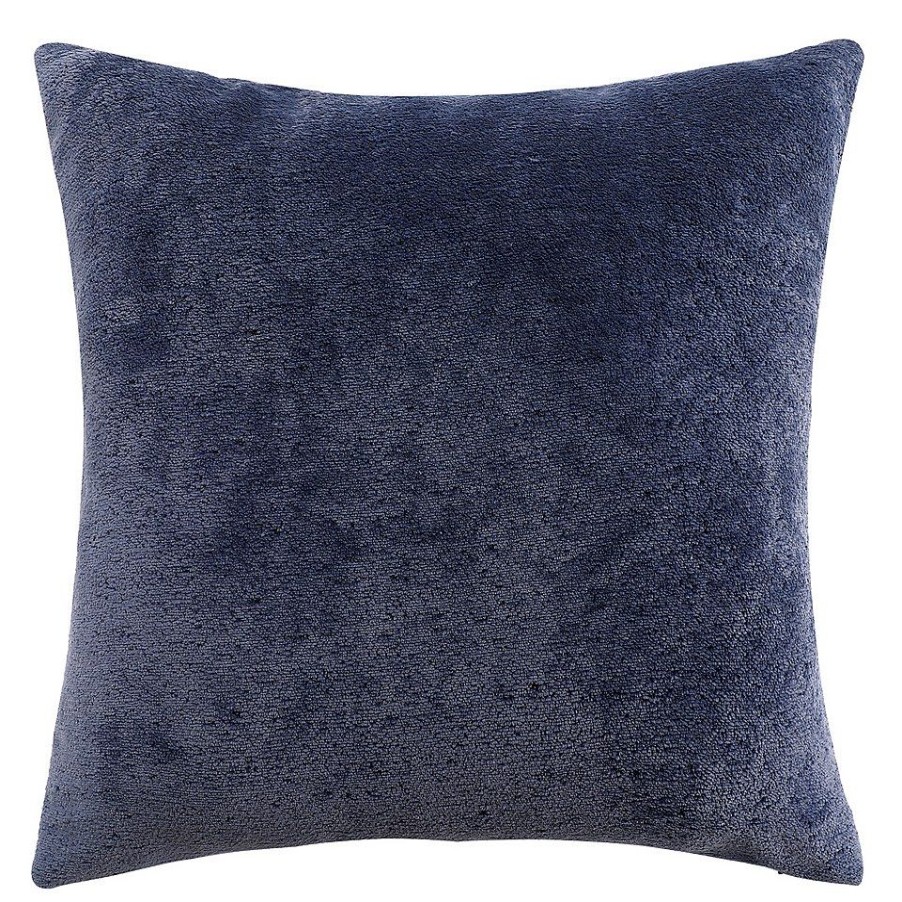 Homebase Cushions | Large Chenille Cushion - 58X58Cm - Navy