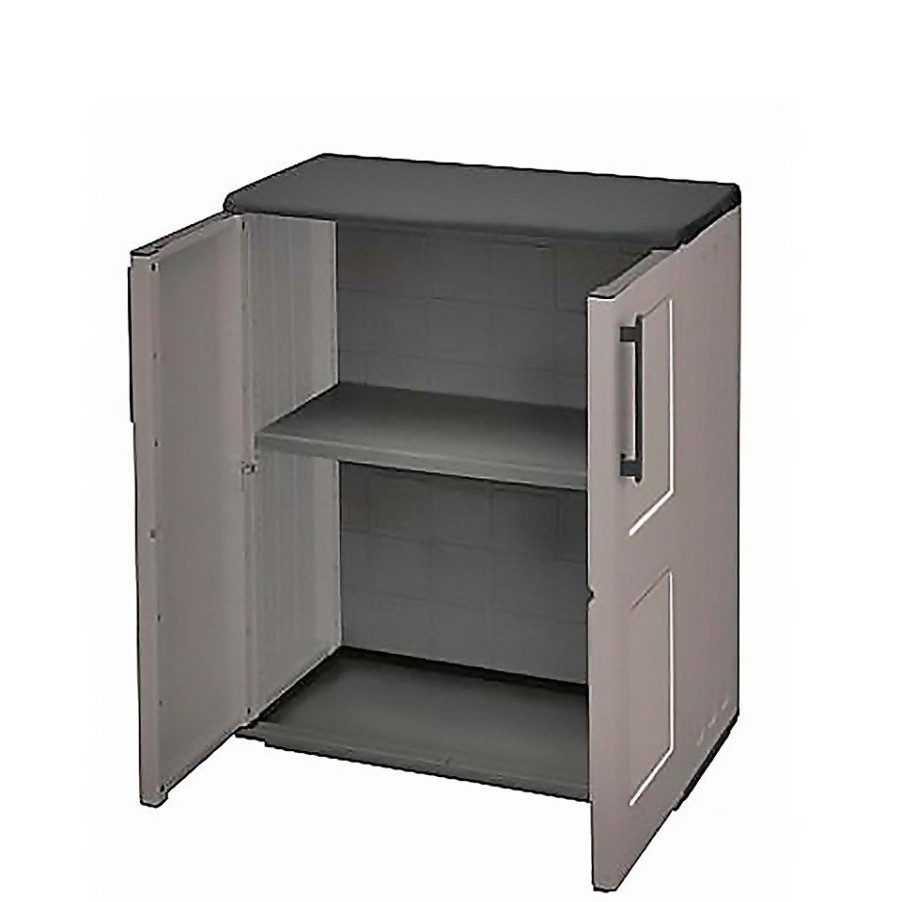 Homebase Garden Storage | Shire Small Storage Cupboard With Shelves