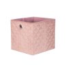 Homebase Cube Storage | Clever Cube Quilted Velvet Insert - Blush Pink