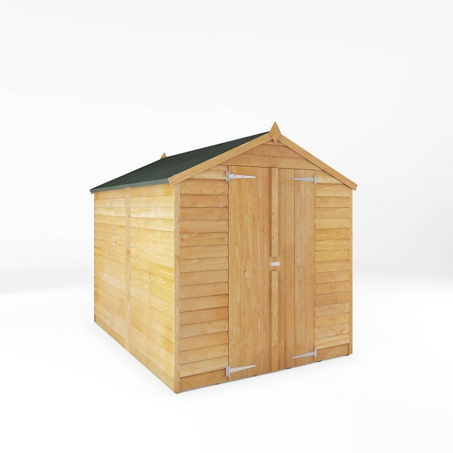 Homebase Garden Sheds | Mercia 8 X 6Ft Overlap Apex Windowless Shed - Installation Included