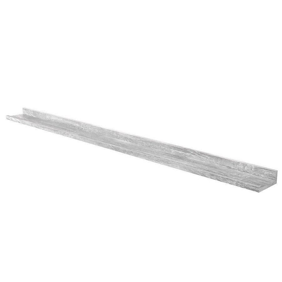 Homebase Storage & Home Deals | Flexi Storage Decorative Shelving Photo Shelf Grey Oak 1200X35X100Mm