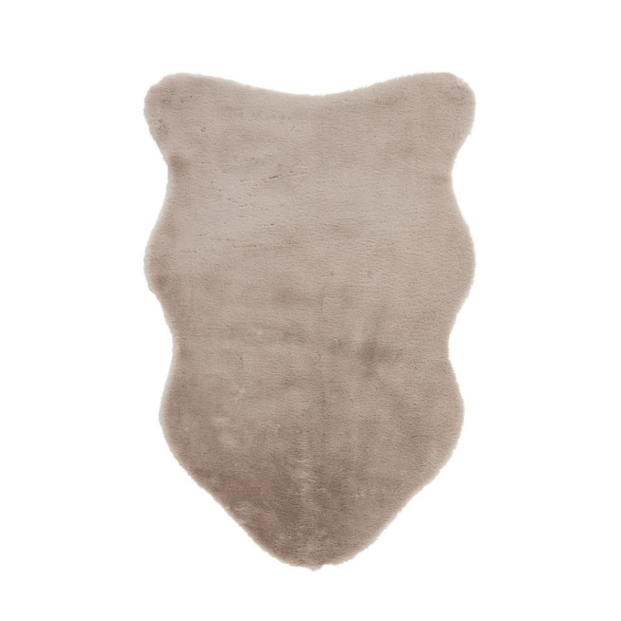 Homebase Rugs | Single Pelt Faux Fur Rug - Mink