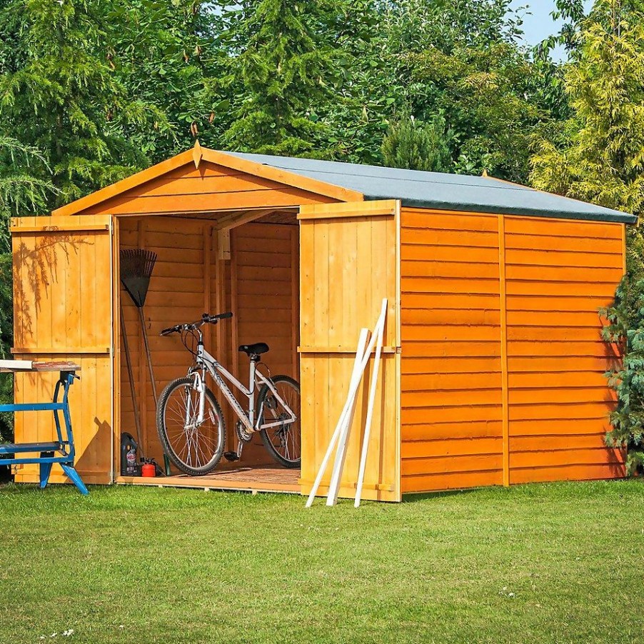 Homebase Garden Sheds | Shire 10X6Ft Overlap Garden Shed No Windows -Including Installation