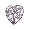 Homebase Mirrors | Mirroroutlet Metal Heart Shaped Tree Decorative Garden Mirror - 70X70Cm